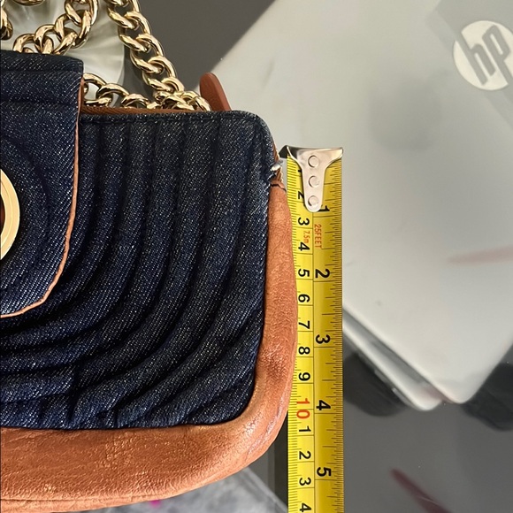 Henri Bendel Navy and Tan Shoulder Bag - Picture 7 of 7